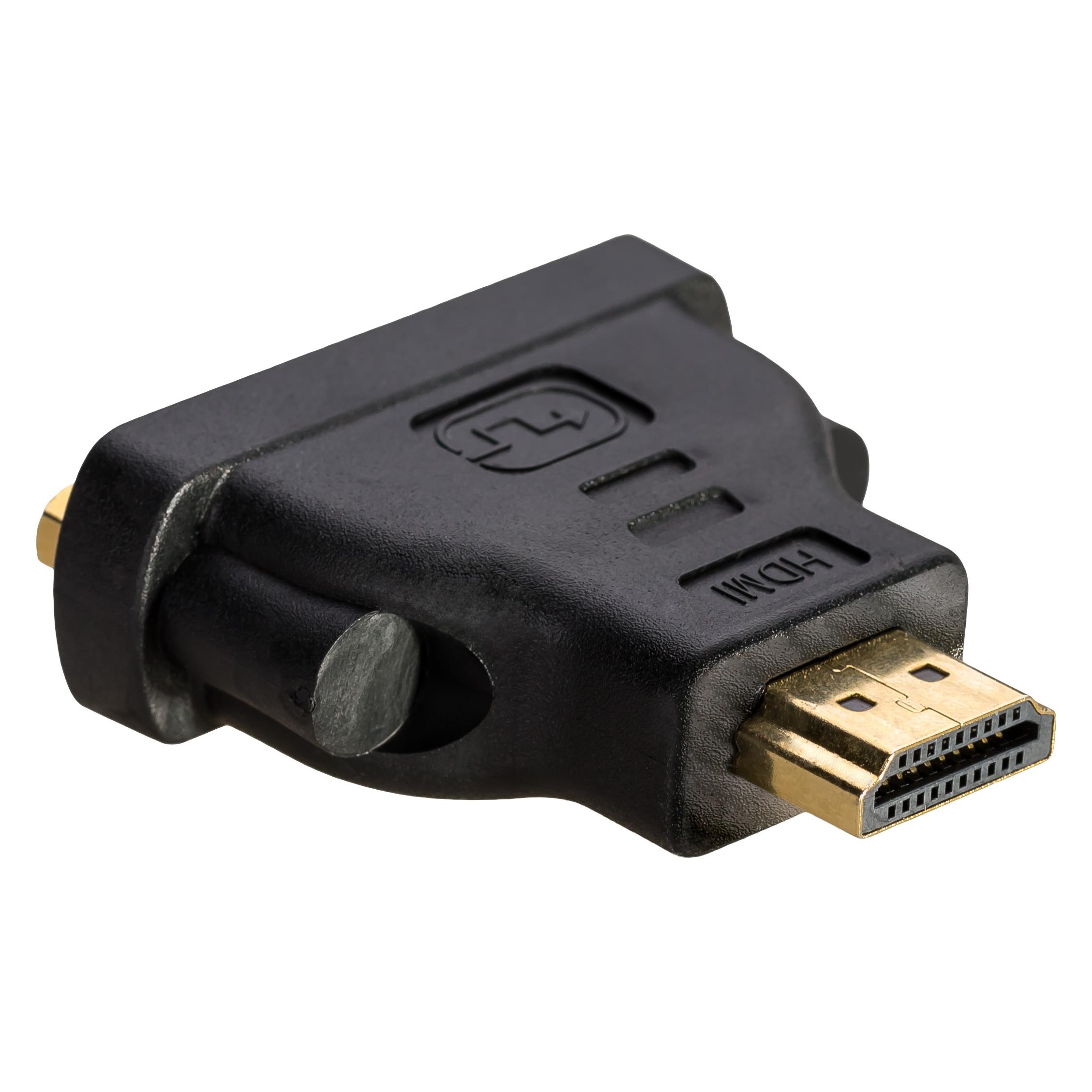 Akyga Adapter AK-AD-02 DVI 24+5 (f) / HDMI (m) (HDMI, DVI) (AK-AD-02)