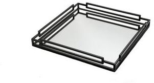 Classic Touch "15.75""L Square Mirror Tray"