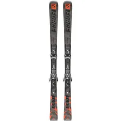 SALOMON Herren All-Mountain Ski SKI SET E S/FORCE Ti.80 + Z12 GW F80 Bk, Größe 184 in Braun Braun
