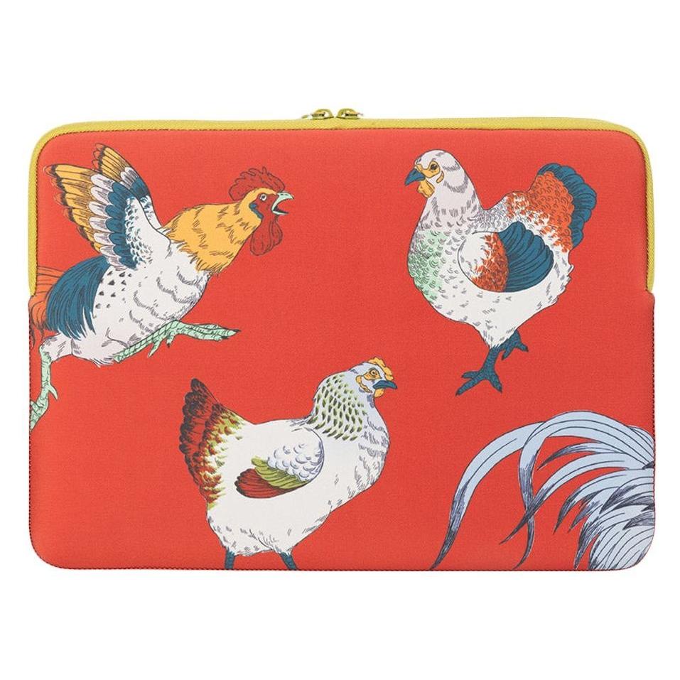 Tucano SLEEVE SCHIZZO MacBook Air 15 / Laptop 13 / Laptop 14, FAUNA GALLINE ORANGE (TUCANO)