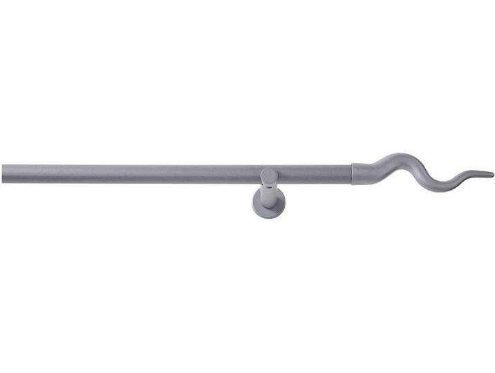 Vorhangstange GOOD LIFE Sepa Gr. 3, grau (anthrazit), L:160cm Ø:20mm, Metall, Gardinenstangen, Vorhangstange