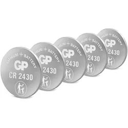 CR2430 GP Lithium Knopfzelle 3V 5 Stück