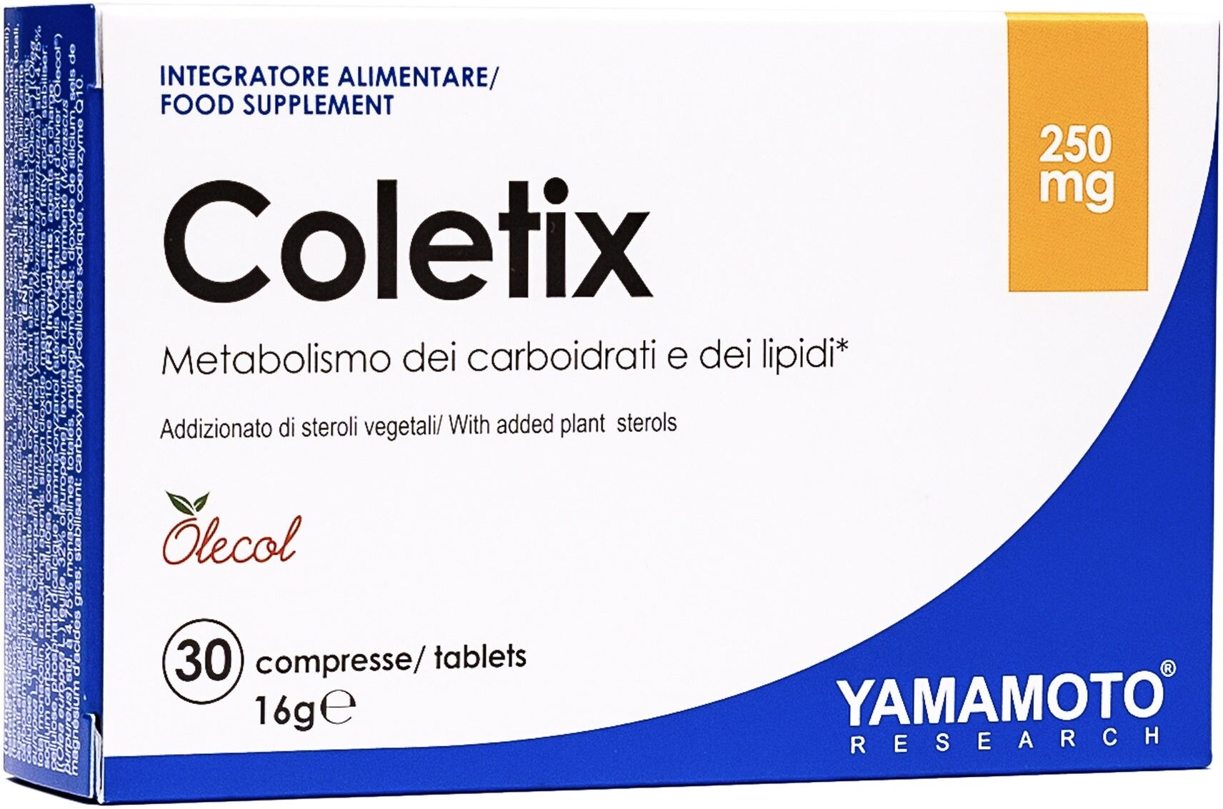 YAMAMOTO RESEARCH Coletix 30 Compresse 