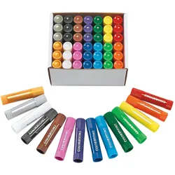 Colorations, Künstlerfarbe + Bastelfarbe, - Temperafarben in 14 Farben - 42 Stück.
