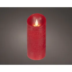 Kerze LED OSLO rot (DT 7,50x17 cm) - rot - DT 7,50x17 cm