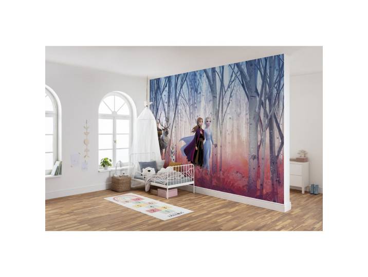 Photo Mural Frozen Friends Forever 368x254 Cm Bleu Komar