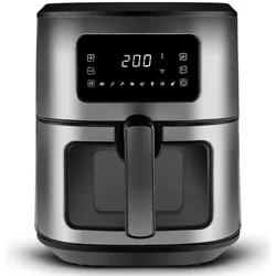 Karaca Multifry Inox XXL 7 Liter Airfryer mit digitalem Glasfenster