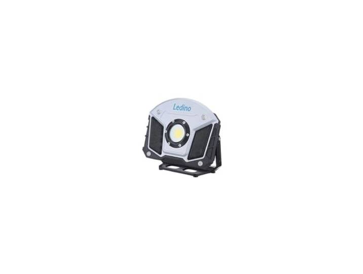 Ledino LED-Akkustrahler Horn 15W mit Bluetooth-Lautsprechern, Powerbankfunktion