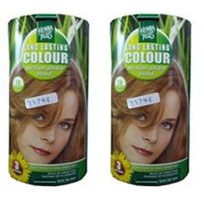 Hennaplus Long Lasting medium golden blond 7,3 2x 2x100 ml Flüssigkeit