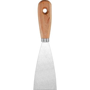 kwb Spachtel 0295-00, Breite 50mm, Malerspachtel aus Stahl, mit Holzgriff
