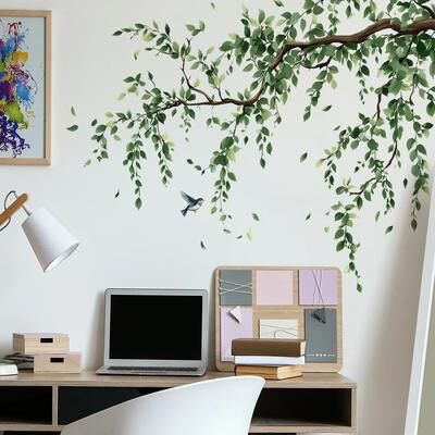 Inspired Living NatureScape Tree Wall Decor Removable Wall Decals For Living Room & Bedroom Large Removable Wall Stickers Home Art NatureScape Tree Wall Decor Removable Wall Decals For Living Room & Bedroom Large Removable Wall Stickers Home Art