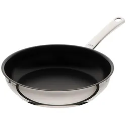 WMF Antihaft Pfanne Bratpfanne 28cm Calabria Edelstahl beschichtet Induktion, Pfanne + Kochtopf, Silber