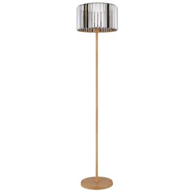 NOWA Stehlampe "RUN", braun, 1, Ø 35cm H: 150cm, 1 Stk., Leuchten, Stehleuchte, Kristalle, Wohnbereich, Flur, Stehlampe