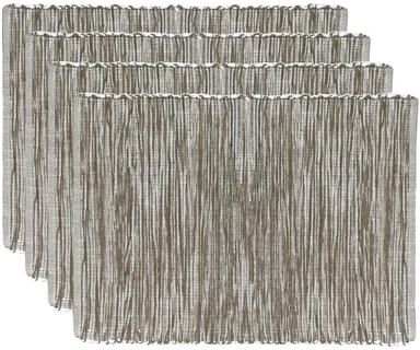 Fabstyles Shadows Cotton Placemats Set of 4 - 13x19