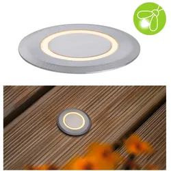 Paulmann 94727 LED Bodeneinbauleuchte Floor insektenfreundlich IP67 rund 50mm 2200K 2,2W 15lm 230V