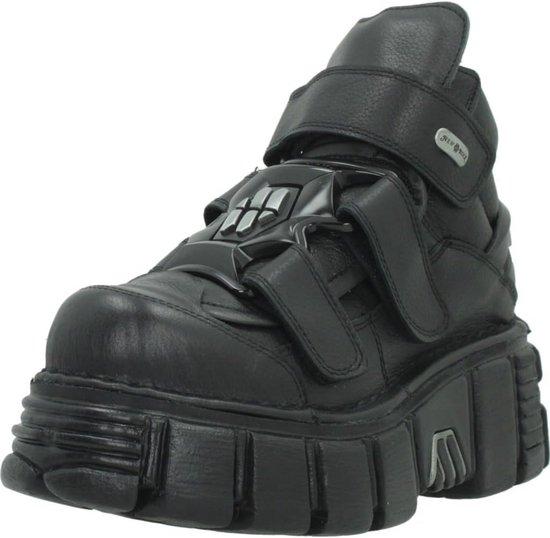 Starker schwarzer Einlaufschnürschuh für Damen und Herren