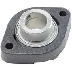 Ina, Zubehör Antriebstechnik, Flanschlager-Gehäuseeinheit FLCTE15 15 mm oval (Lagergehäuse)