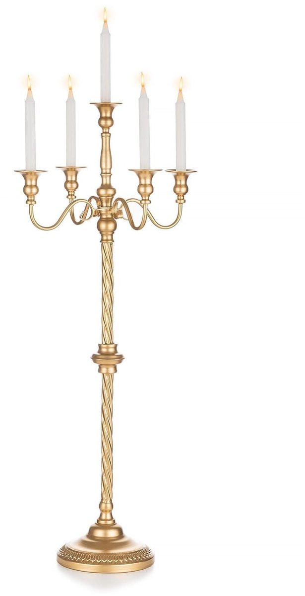 Solidchoice 5-armige kandelaar in vintage stijl, 88 cm hoog