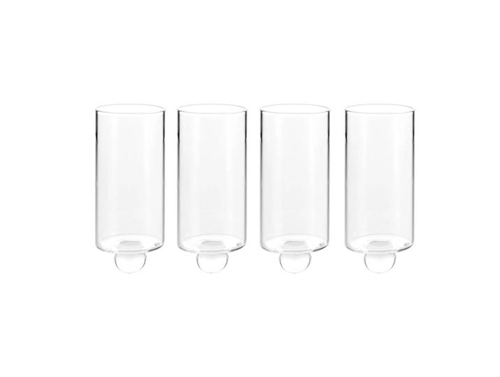 Born In Sweden Vase Stumpastaken Lot de 4 Transparent