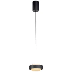 Schöner Wohnen Kollektion LED Pendelleuchte Elmo, schwarz Comfort Lift
