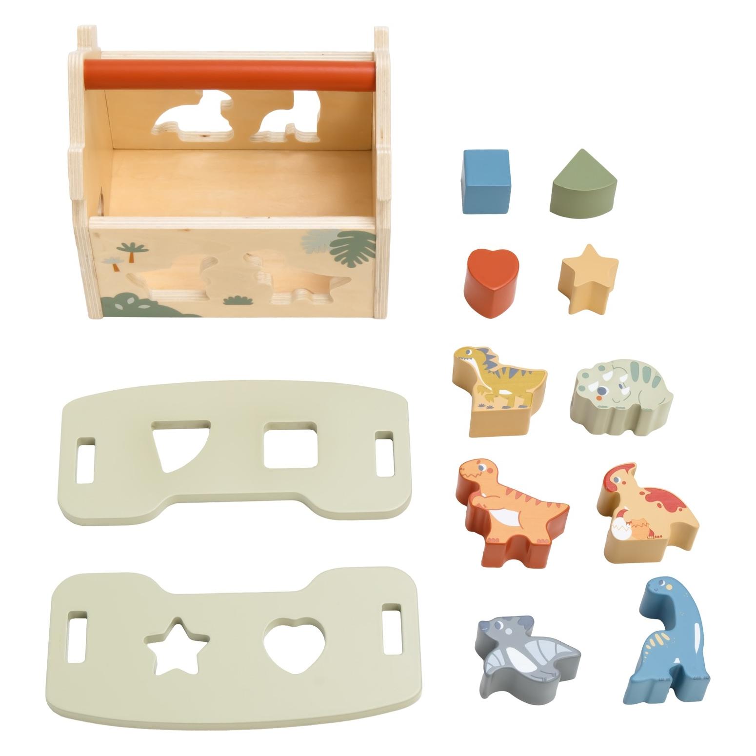 Kinder and Kids - Shape Sorter, Dinosaur House (K50555) (K50555)