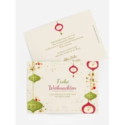 Weihnachtskarten selbst gestalten mit Spruch und Fotos im Onlinedesigner bei Meine-Kartenmanufaktur.de