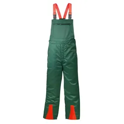 Forst- und Schnittschutzlatzhose "ERLE" - 48 - grün