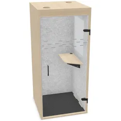 Sedus se:ready cube - kompakte Telefonbox - Esche hell (K80) / Esche hell (K80)