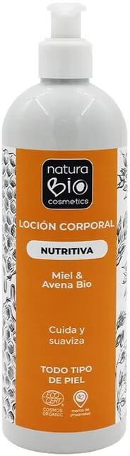 Naturabio Cosmetics Loção Corporal Nutritiva Mel & Aveia Bio 500 ml