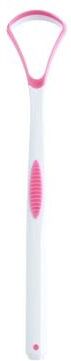 Uplift Essentials Tongue Scraper For Fresh Breath And Oral Hygiene pink