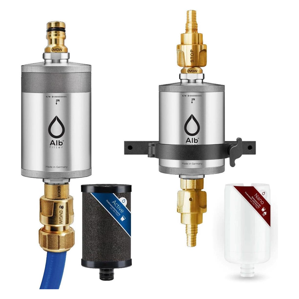 Alb filter PRO CAMPER Set Trinkwasser Kombination Edelstahl Natur (AR1742-SSN)