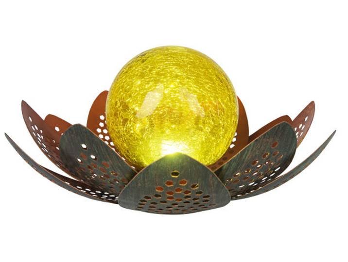 GLOBO Lampe solaire LED Lampe solaire extérieure métal Jardin Décoration Jardin Interrupteur 33655