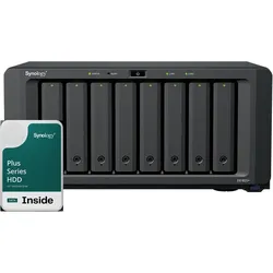 Synology DS1825+ 8Bay 32TB NAS met 8x 4TB Plus HDD, NAS, Schwarz