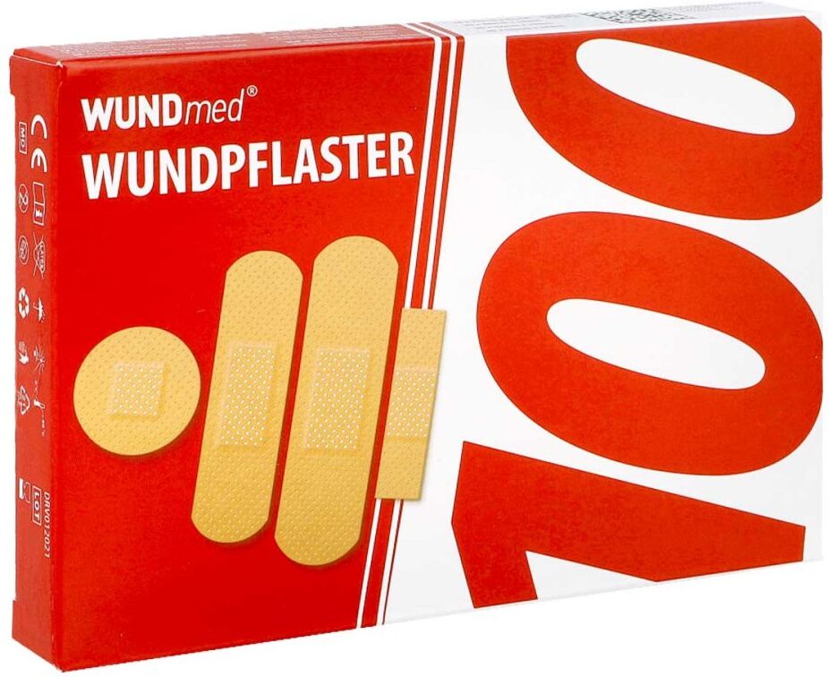 WUNDmed Wundpflaster luftdurchlässig+wasserfest 4 Grössen 100stk