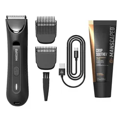 MANSCAPED Lawn Mower 3.0 Plus Essentials Kit, Leisten- und, Bodygroomer, Schwarz