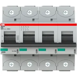 ABB S804U-K20 Hochleist.-Sicherungsautomat, 20A, K, 240 V AC=Icu 50kA, 4P, UL 489