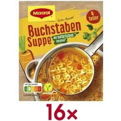 Maggi 16er-Pack Fix-Tütchen »Buchstabensuppe« 4 Portionen