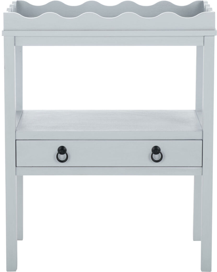Canora Grey Beyah End Table Winter Sky 29.5cm H X 23.6cm W X 13cm D