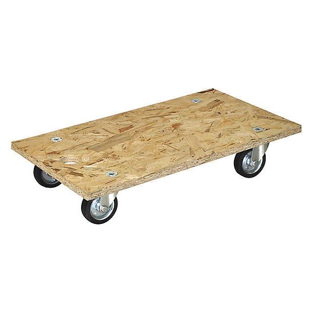 kaiserkraft Transportroller aus OSB-Platte, VE 2 Stk (250 kg) (4001073380934)