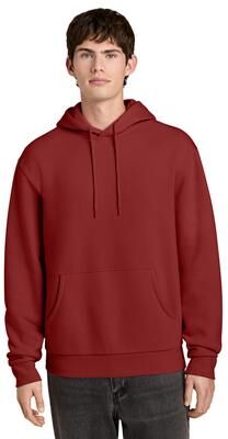District DT6700 MelloFleece Hoodie in Cherrywood size Medium   52/48 combed ring spun cotton/polyester