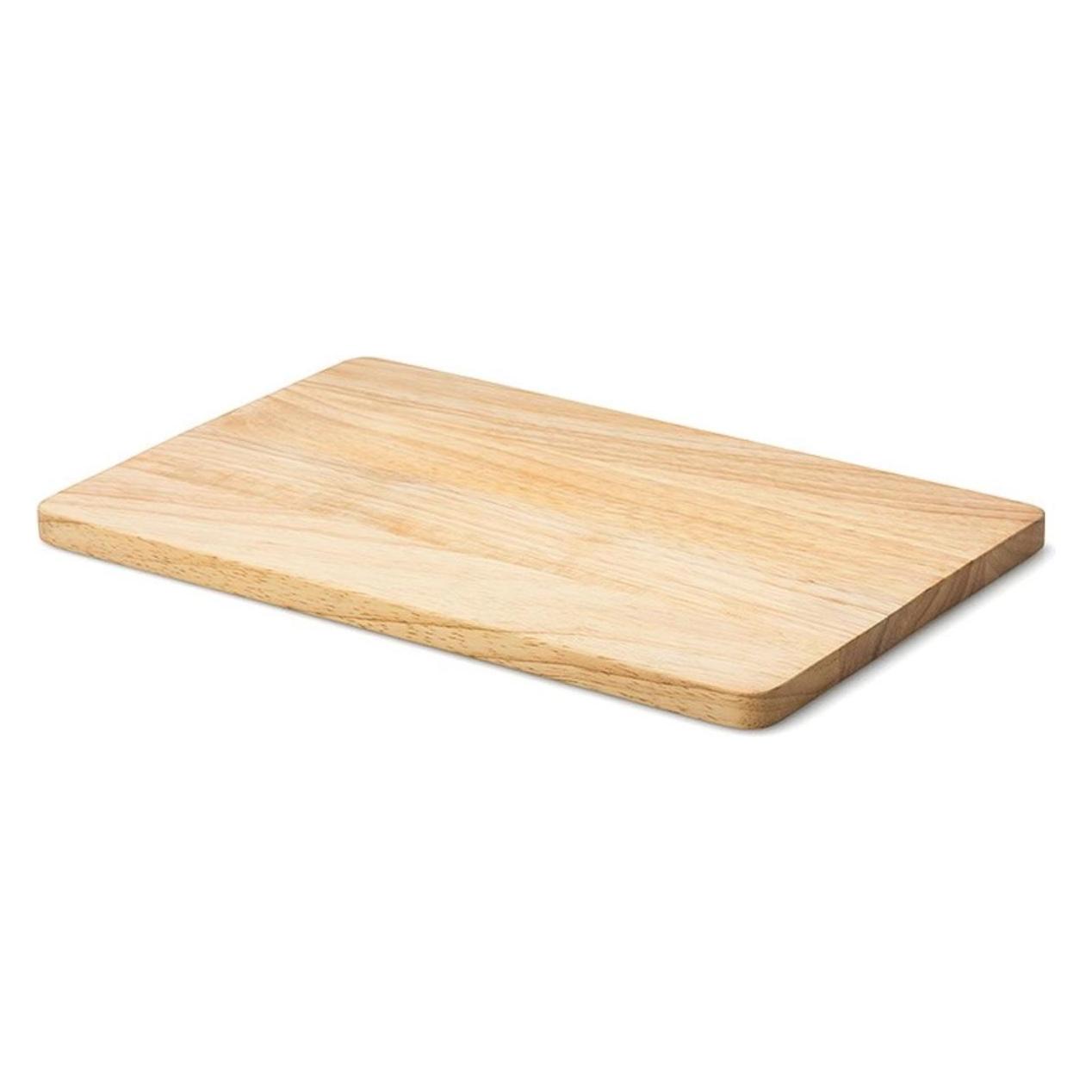 Continenta Gummibaum geölt Schneidebrett, 34x22x1,5 cm (3256)