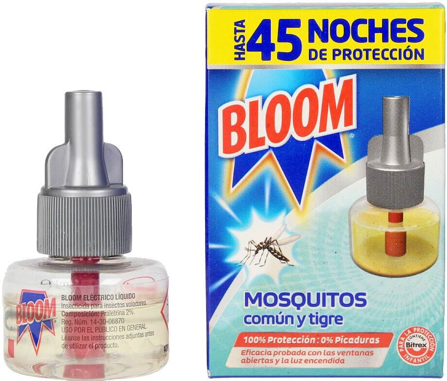 Recharge électrique liquide Bloom Mosquitoes 45 nuits