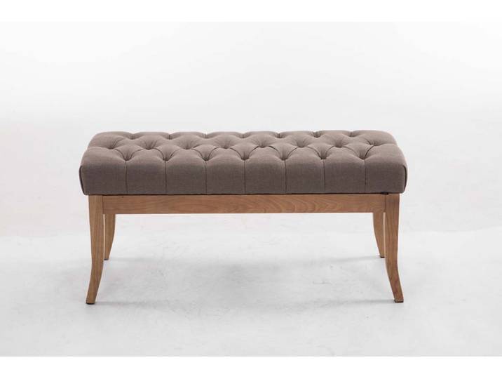 TPFLiving Sitzbank Romeo Stoff antik-hell 100 - taupe Stück