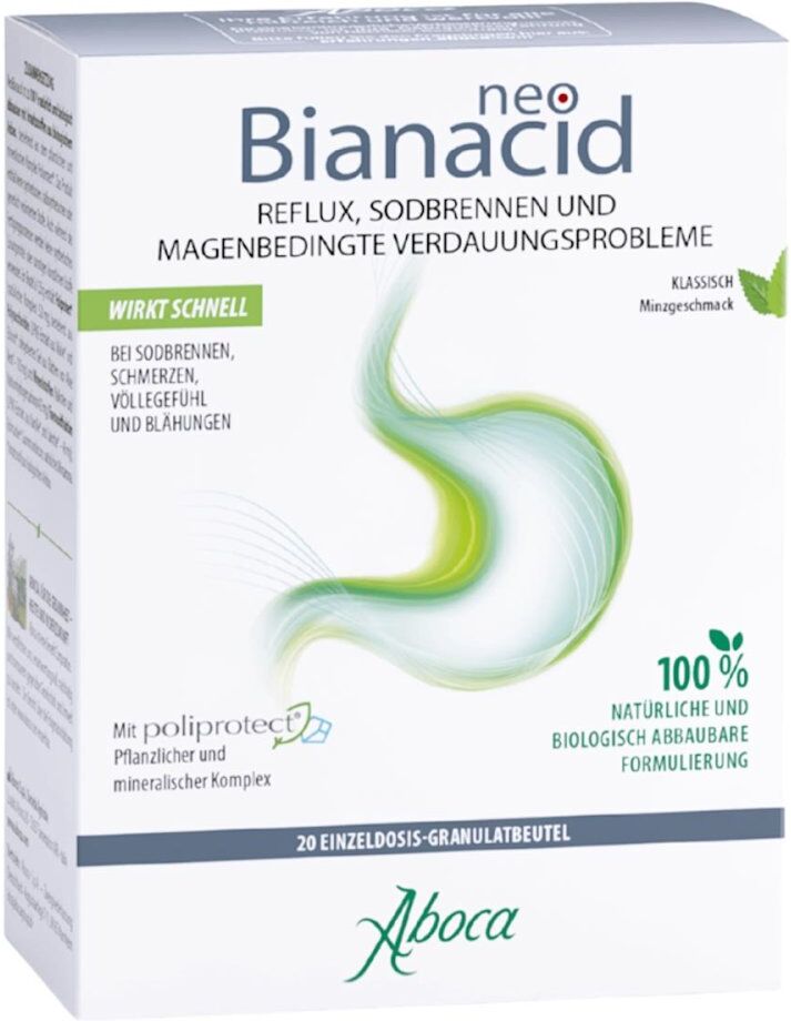 Aboca NeoBianacid Granulatbeutel bei Sodbrennen