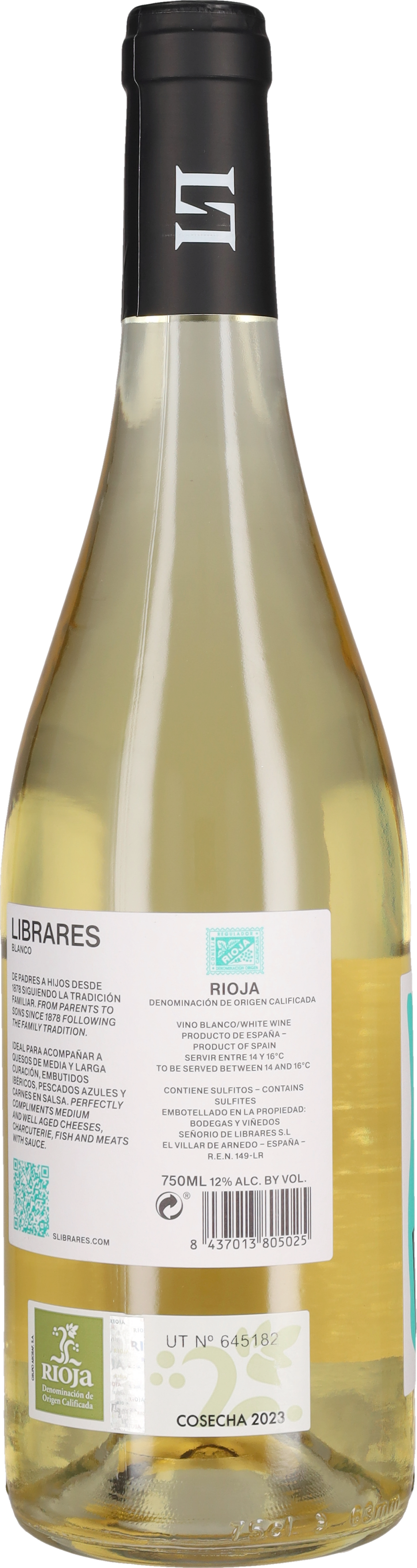 Rioja Blanco Señorio De Librares 2025