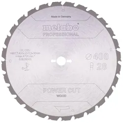 Metabo Sägeblatt power cut wood professional TZ 10° - 628018000
