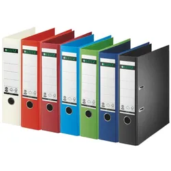 LEITZ Vollpapier-Ordner, 180 Grad, DIN A4, 50 mm, hellrot