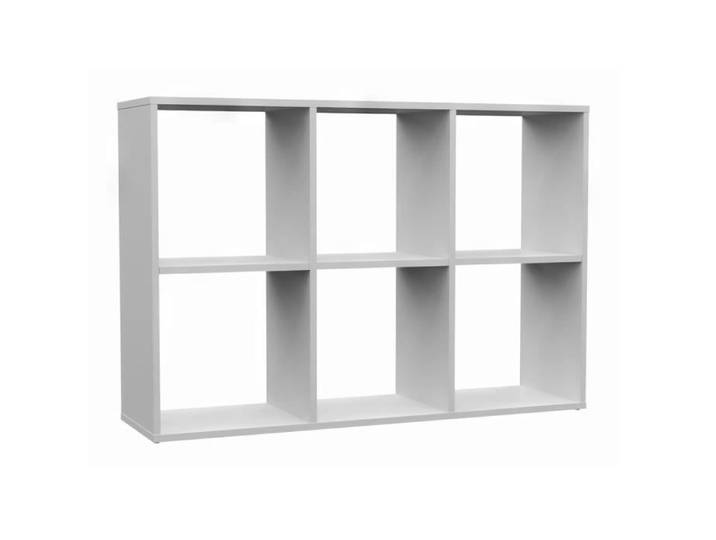 MARION - Étagère modulable 6 cubes - Bibliothèque 6 cases - 110x30x75 cm - Meuble de rangement