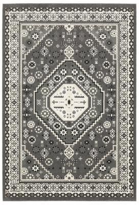 Style Haven Ripley Nomadic Tribal Grey/ Ivory Mixed Pile Area Rug
