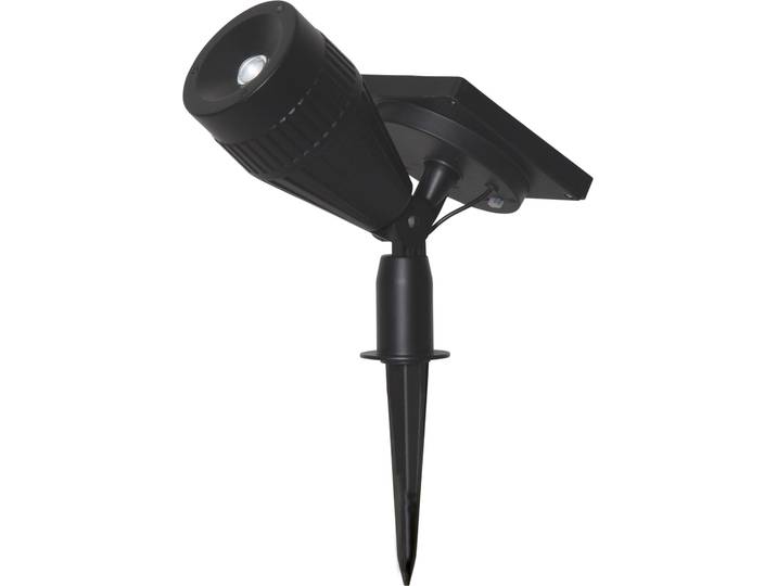 LED Solarleuchte Solar-Spotlight Powerspot , schwarz, B:21cm H:15cm L:21cm T:12cm, PARFORCE TRADITIONAL HUNTING, Leuchten, LED Solarleuchte, verstellbarer Lichtwinkel, Dämmerungssensor